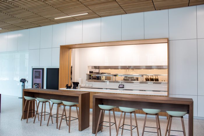 Interior view of the Kahlert Foundation Café
